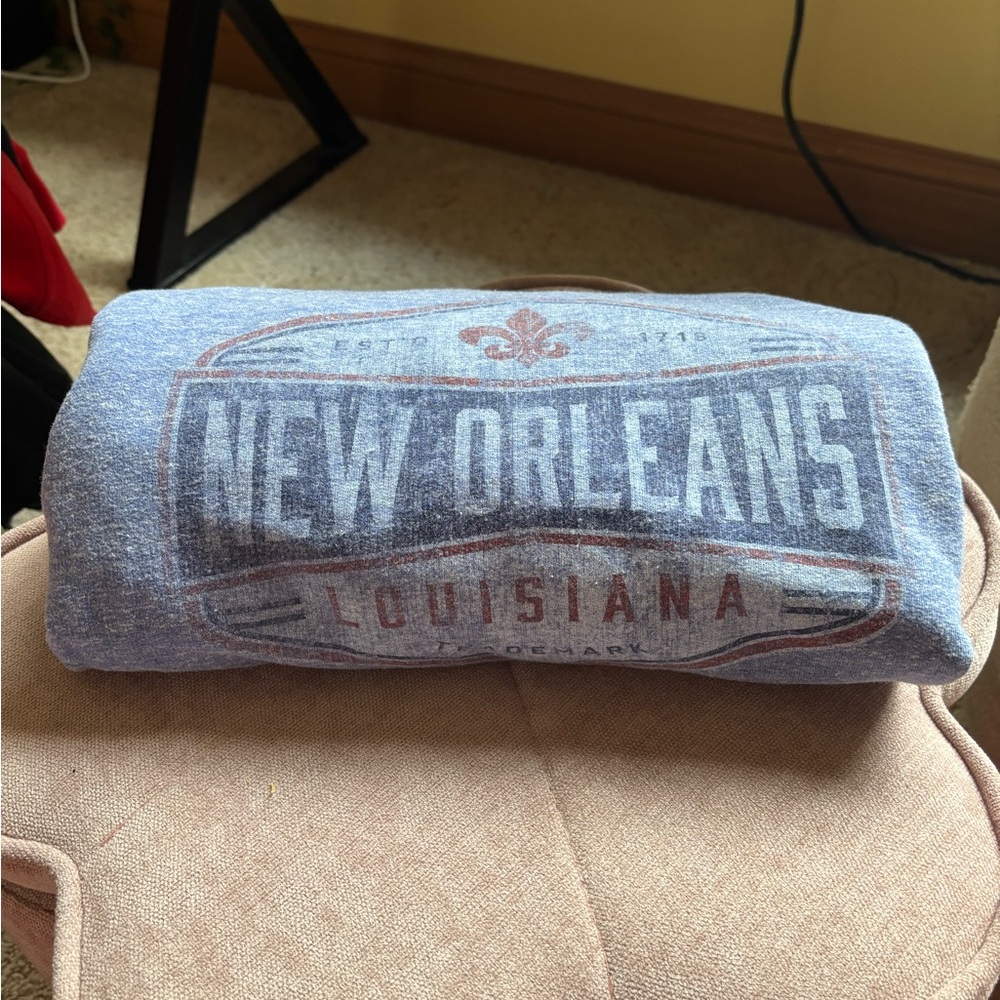 Blue New Orleans Oversized Hoodie